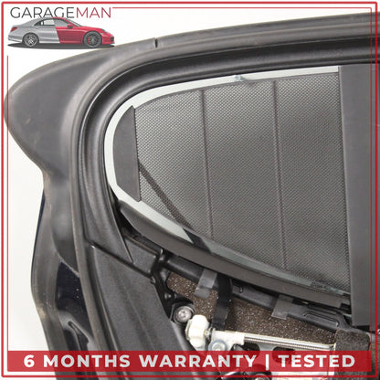 2010-2016 Porsche Panamera 970 Rear Left Complete Door Assy Blue Metallic OEM