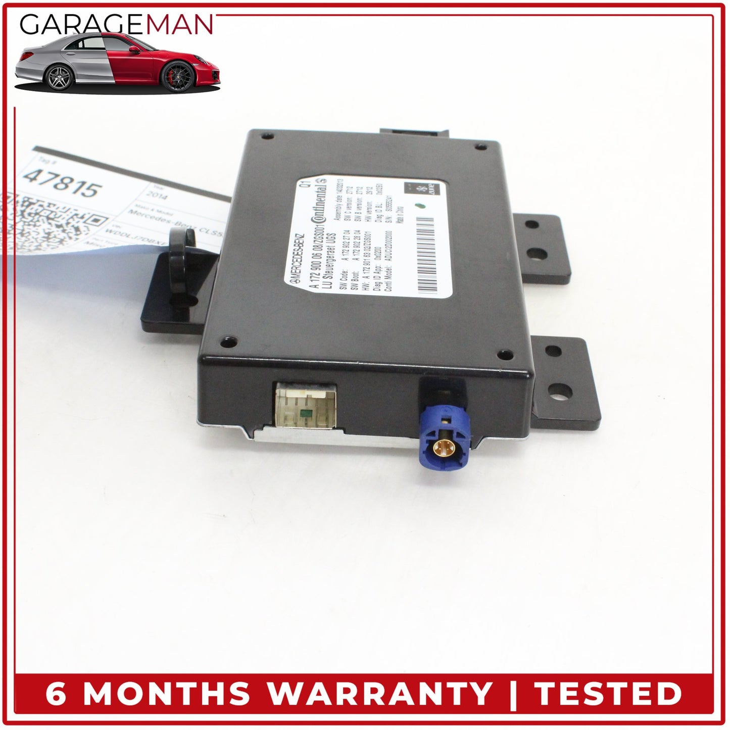 2012-2020 Mercedes W218 CLS550 SL550 Communication Control Module 1729022704 OEM