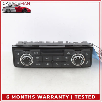 2011-2018 Audi A8 S8 Front AC A/C Temperature Climate Control Switch Panel OEM