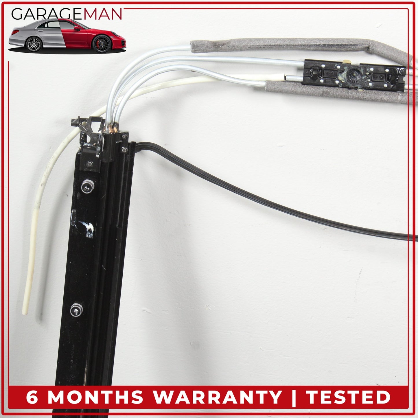 2015-2021 Mercedes W205 C300 Front Panoramic Sunroof Roller Blind Rail Frame OEM