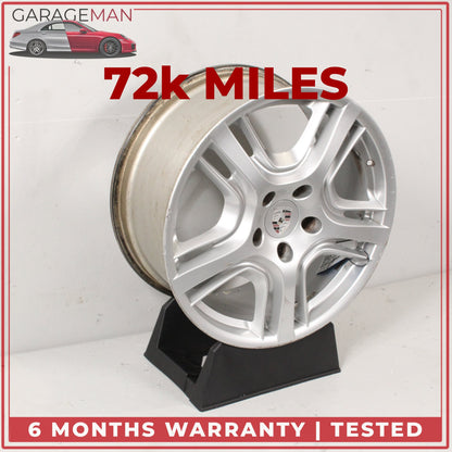 2010-2016 Porsche Panamera 970 9JX19 ET61 Front Wheel Rim Silver 97036215801 OEM