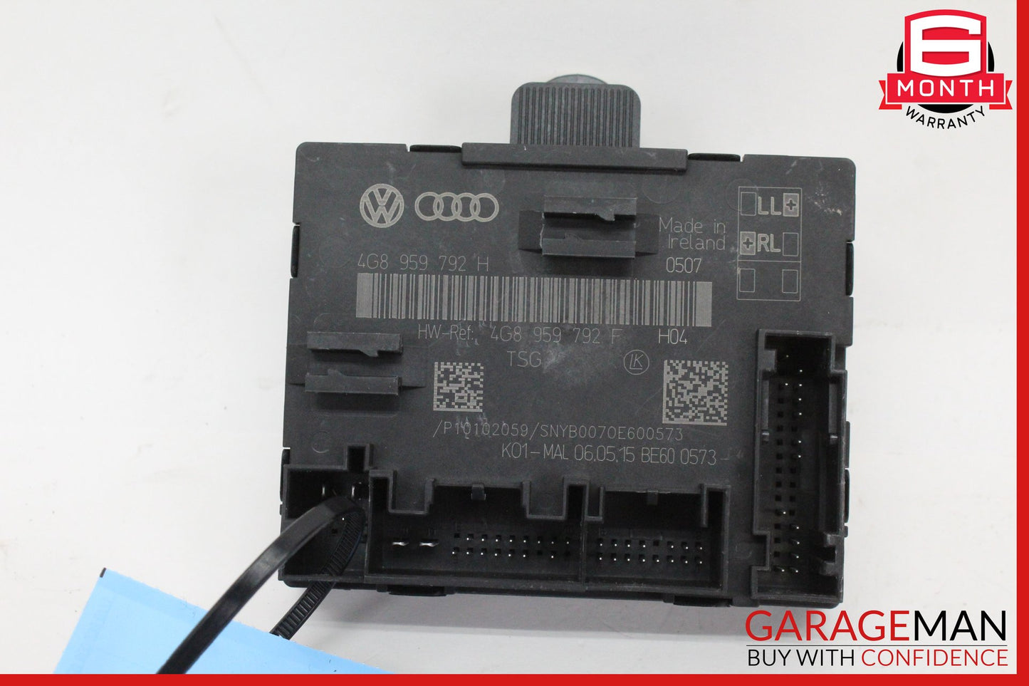 2012-2018 Audi A7 Front Right Passenger Side Door Control Module 4G8959792H OEM