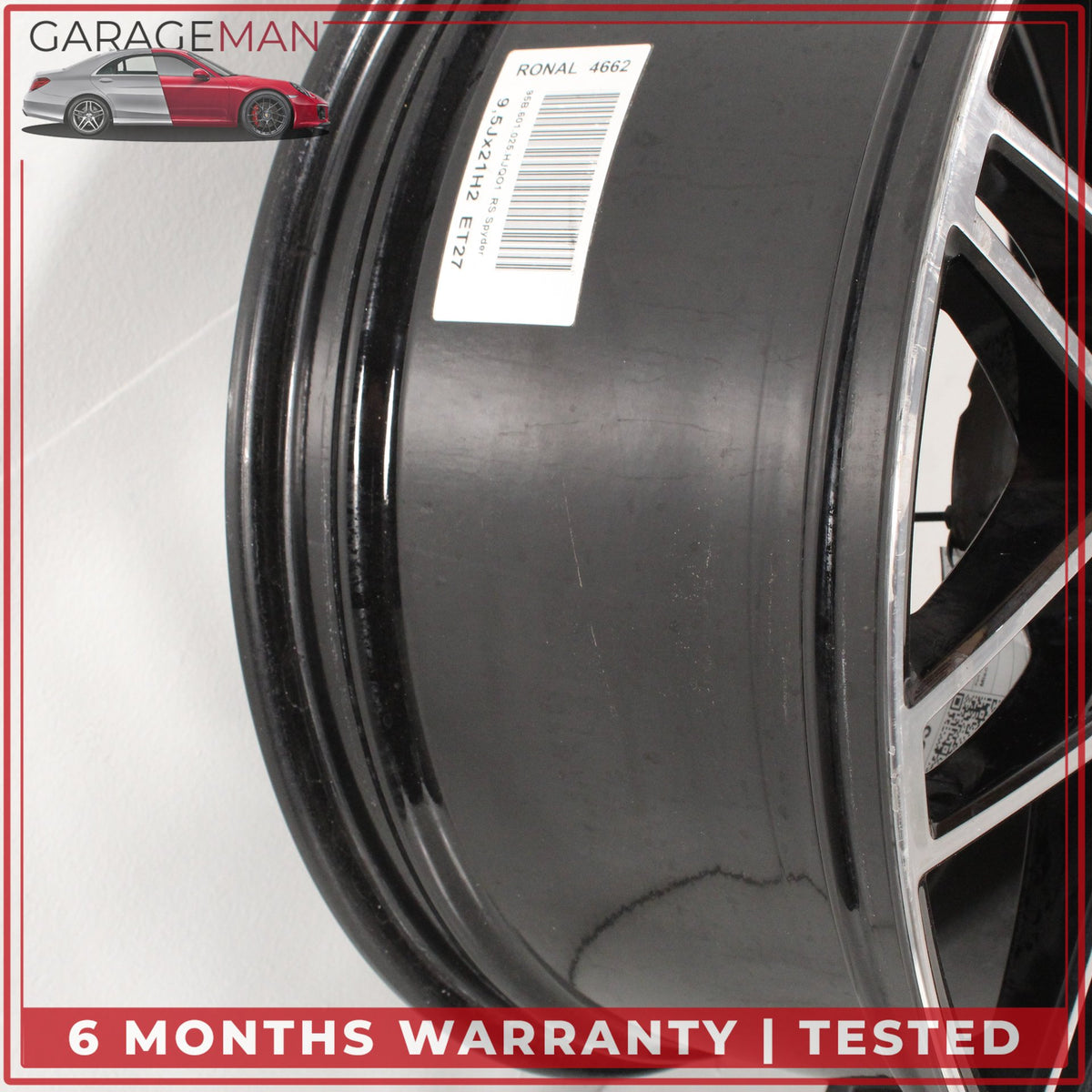 2021-2024 Porsche Macan 95B RS Spyder Design Front Wheel Rim 9.5JX21H2 ET27 OEM