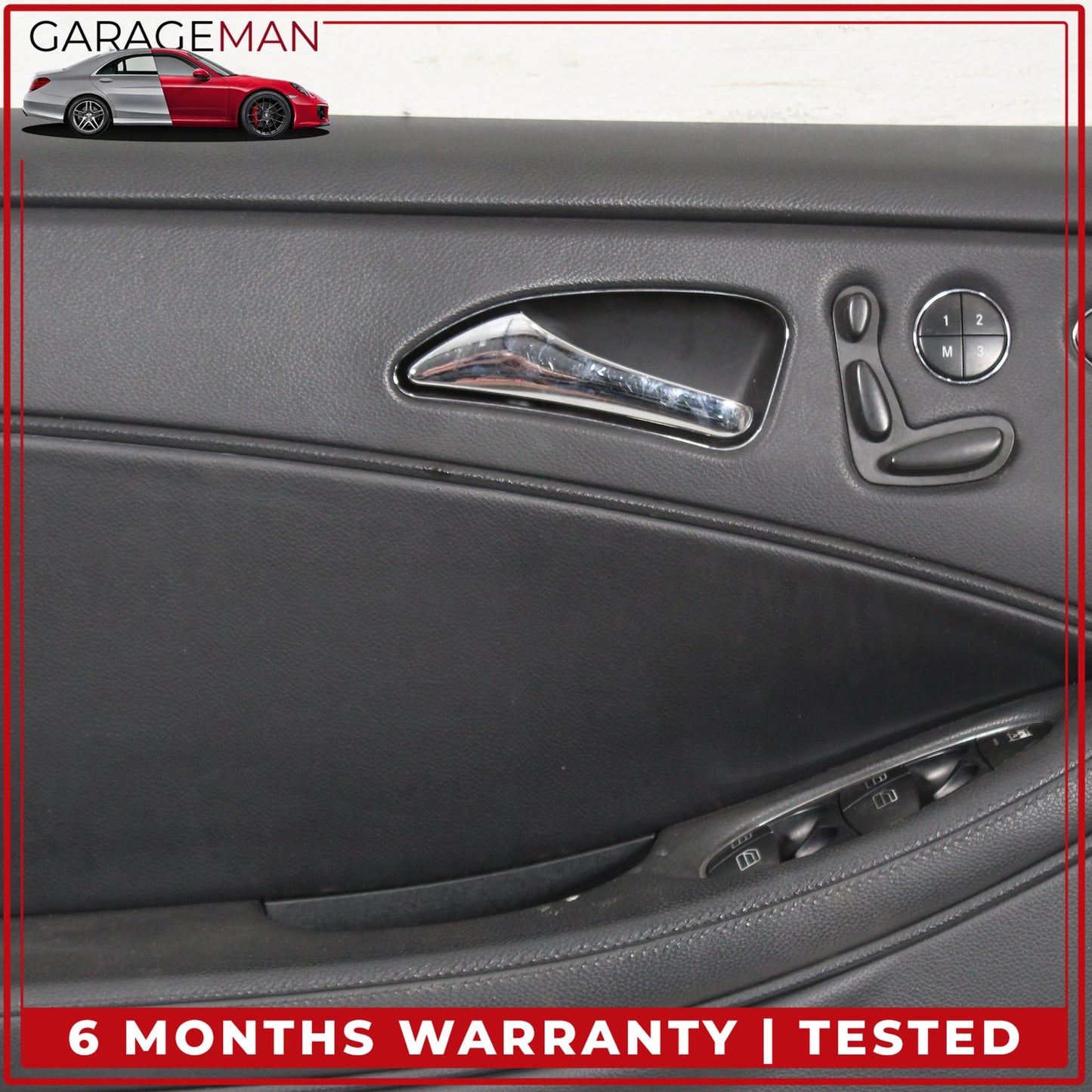 2006-2011 Mercedes W219 CLS550 Front Left Side Door Trim Panel w/ Switches OEM