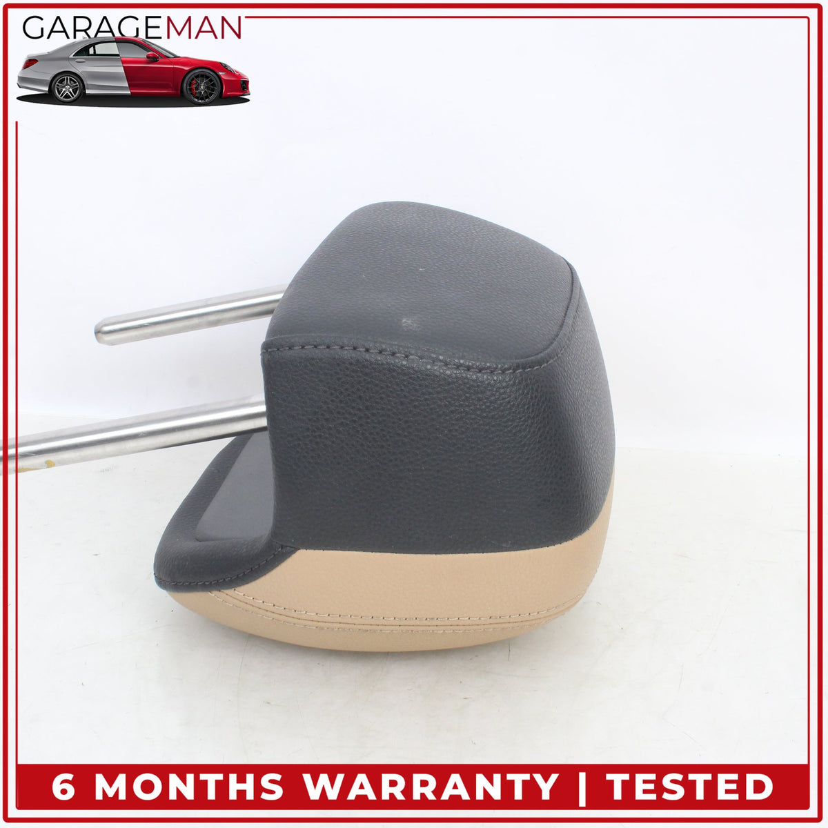 2011-2018 Porsche Cayenne 958 Rear Center Left and Right Seat Headrest Set OEM