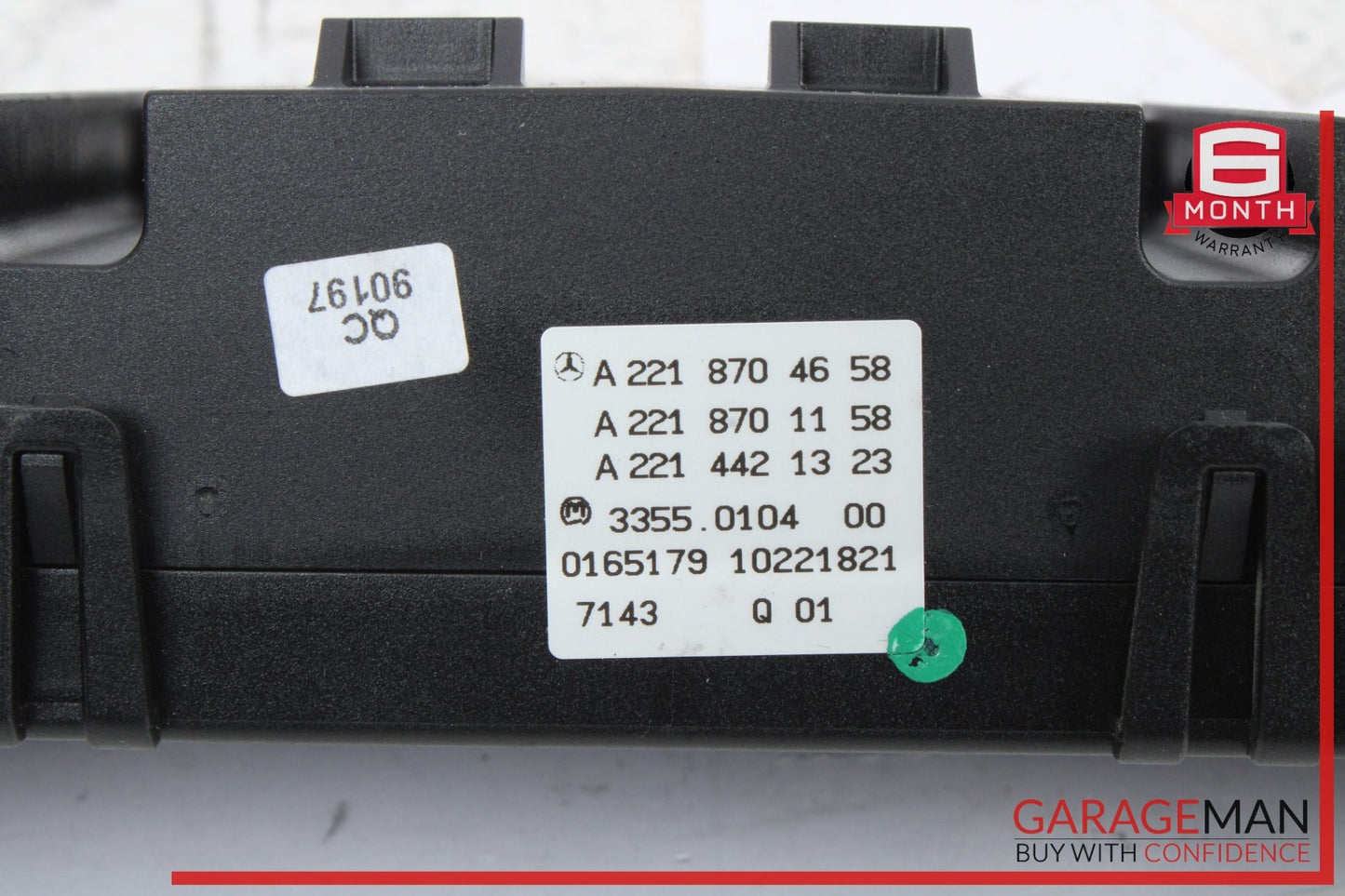 2007-2014 Mercedes S550 W221 AC Climate Control Panel 2218704658 Genuine