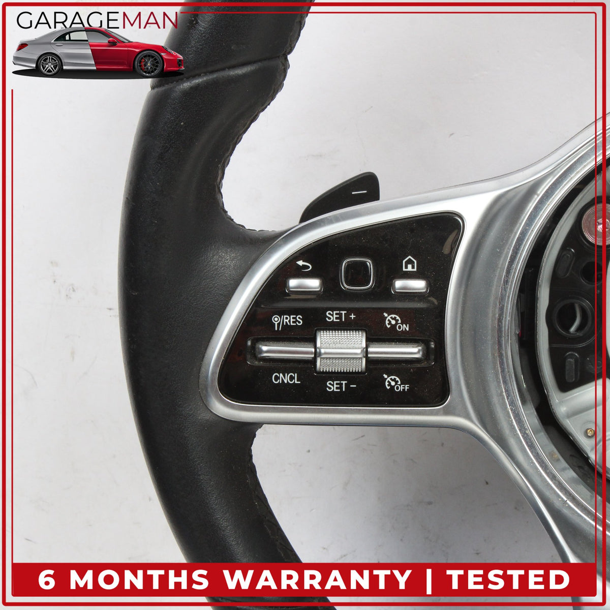 2019-2025 Mercedes W177 A220 C300 EQB 350 Steering Wheel w/ Paddle Shifters OEM