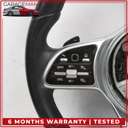 2019-2025 Mercedes W177 A220 C300 EQB 350 Steering Wheel w/ Paddle Shifters OEM