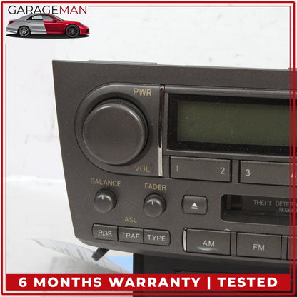 2001-2003 Lexus LS430 AM FM Audio Radio Receiver Cassette Player 8612050670 OEM