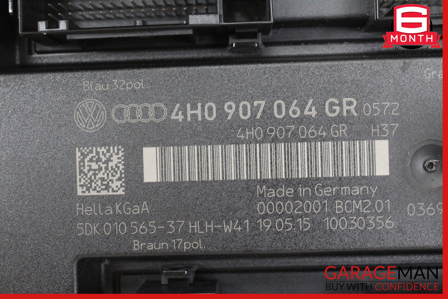 2012-2018 Audi A7 A6 BCM Body Comfort Control Module Unit 4H0907064GR OEM