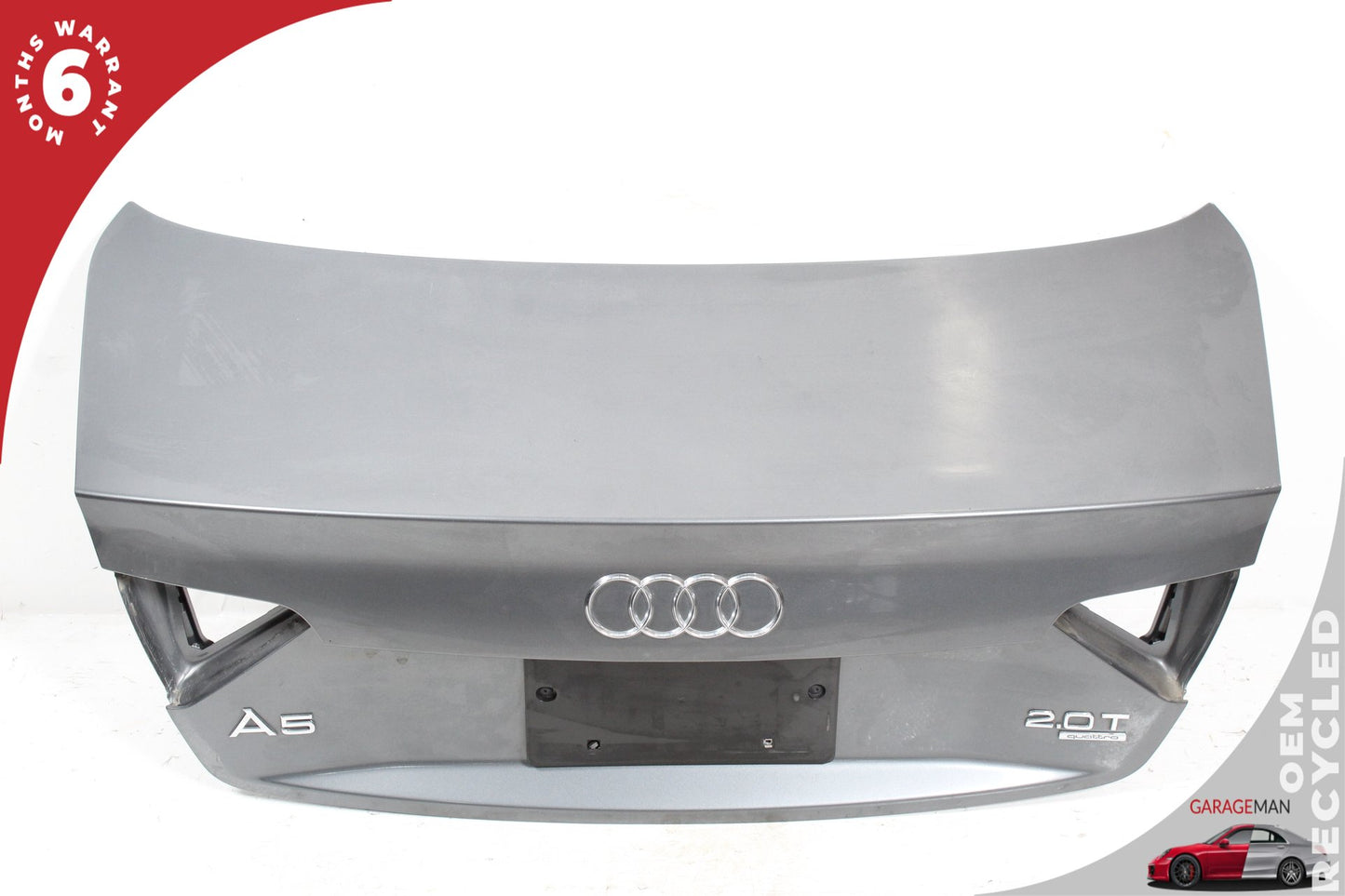 2010-2017 Audi A5 S5 Rear Trunk Lid Deck Shell Panel Gray 8F0827023D OEM