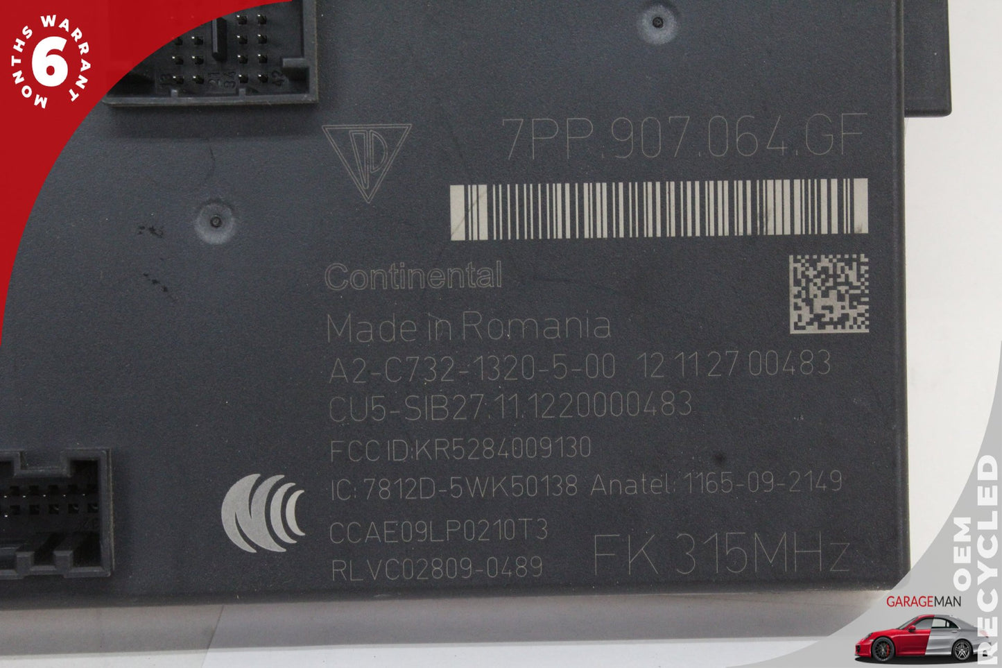 2012-2024 Porsche Cayenne BCM Body Comfort Control Module Unit 7PP907064GF OEM