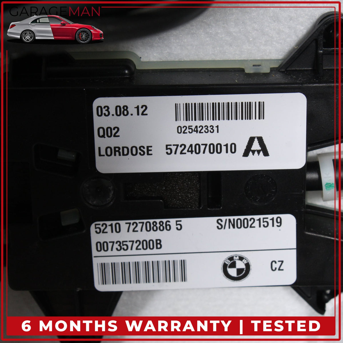 2013-2019 BMW 650i F06 Sedan Front Right Seat Upper Track Rail Frame 7351870 OEM