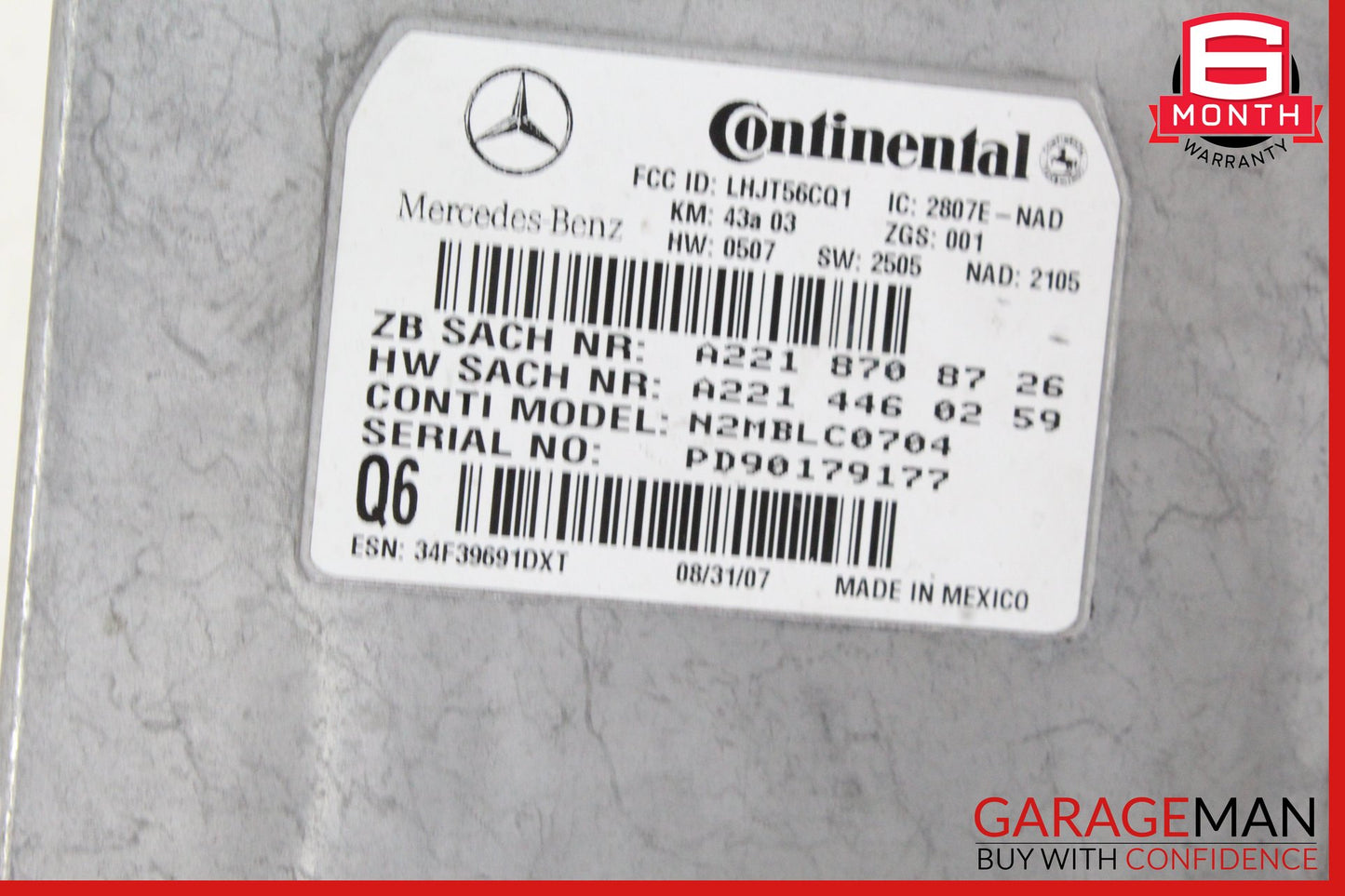 2007-2014 Mercedes-Benz ML350 W164 Voice Communication Control Module 2218708726