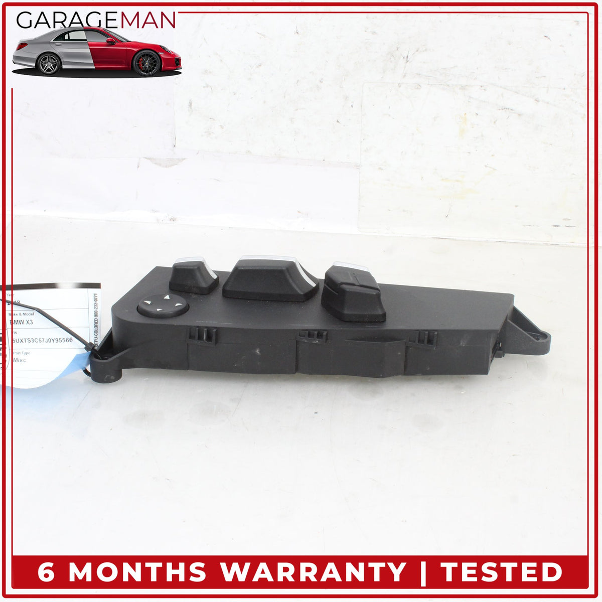 2011-2016 BMW 550i 535i Front Right Side Seat Adjustment Switch 9200368 OEM