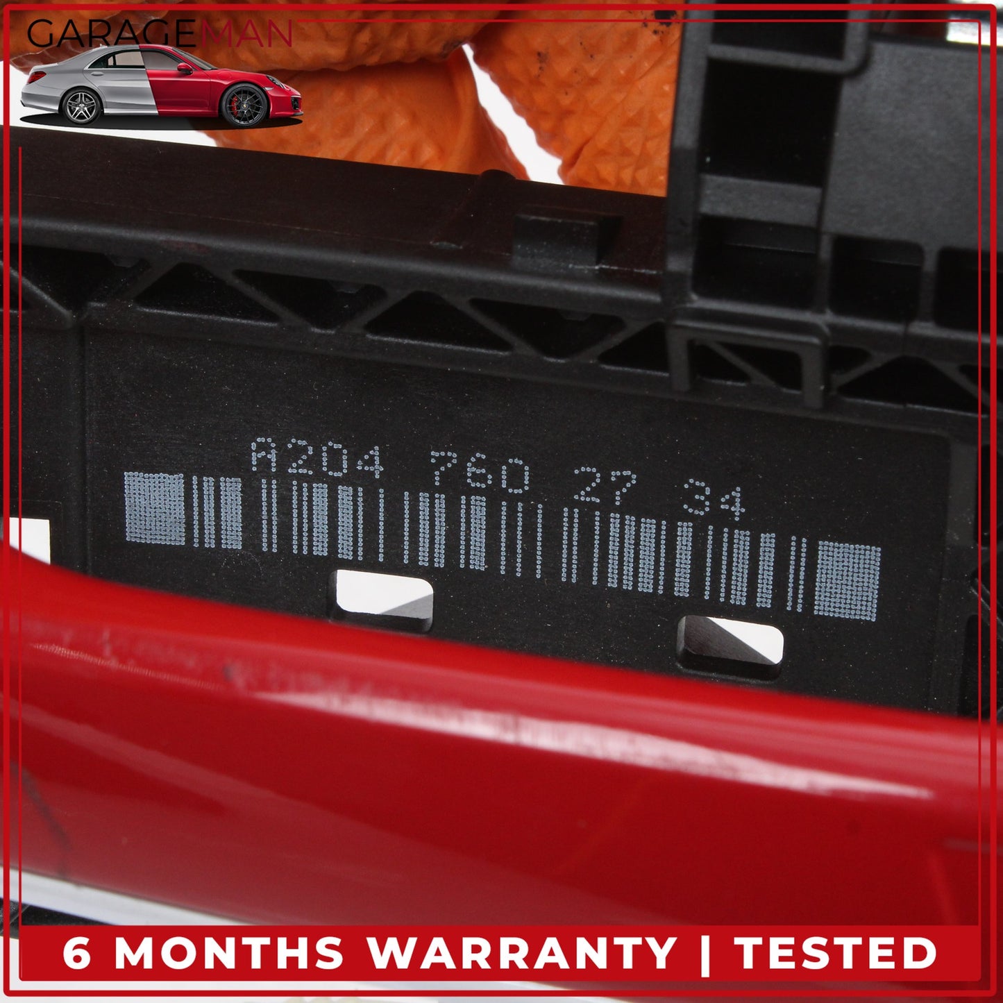 2010-2017 Mercedes C207 E400 Coupe Front Right Side Exterior Door Handle Red OEM