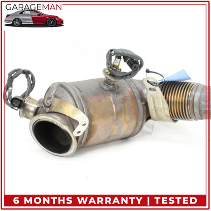 2010-2017 BMW 550i F07 Left Driver Side Exhaust Downpipe 7645441 OEM
