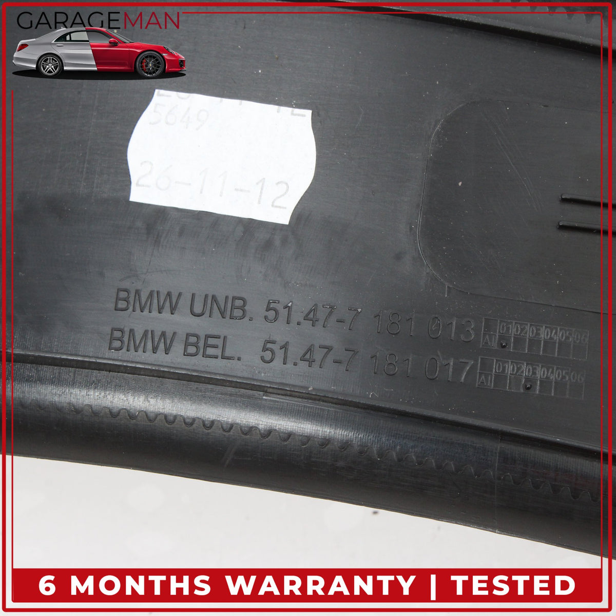 2009-2015 BMW 740i M-Sport Front and Rear Door Lower Step Sill Panel Set OEM
