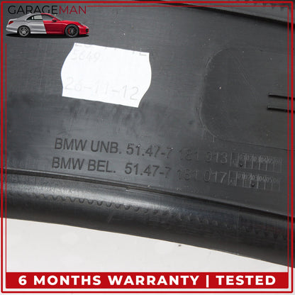 2009-2015 BMW 740i M-Sport Front and Rear Door Lower Step Sill Panel Set OEM