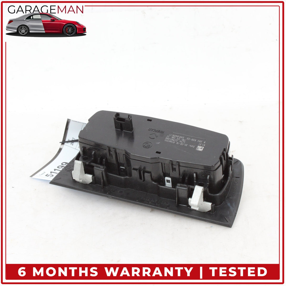 2012-2020 BMW 430i Front Left Head Light Fog Light Control Switch 9393939 OEM