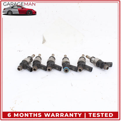 2011-2018 Porsche Cayenne 958 Audi Engine Fuel Injector Set of 6 106E036k OEM