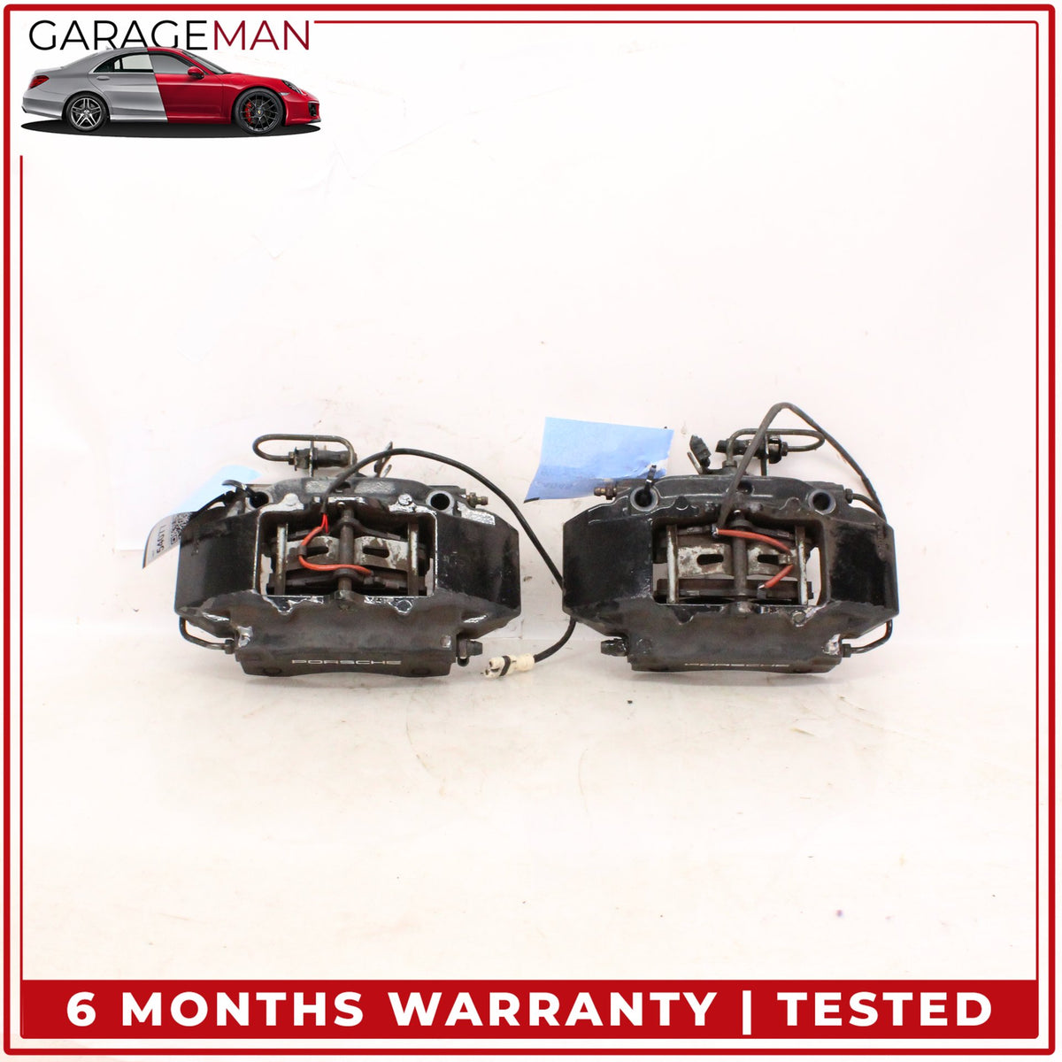 1999-2012 Porsche 911 996 Rear Left and Right Side Brake Caliper Set Brembo OEM