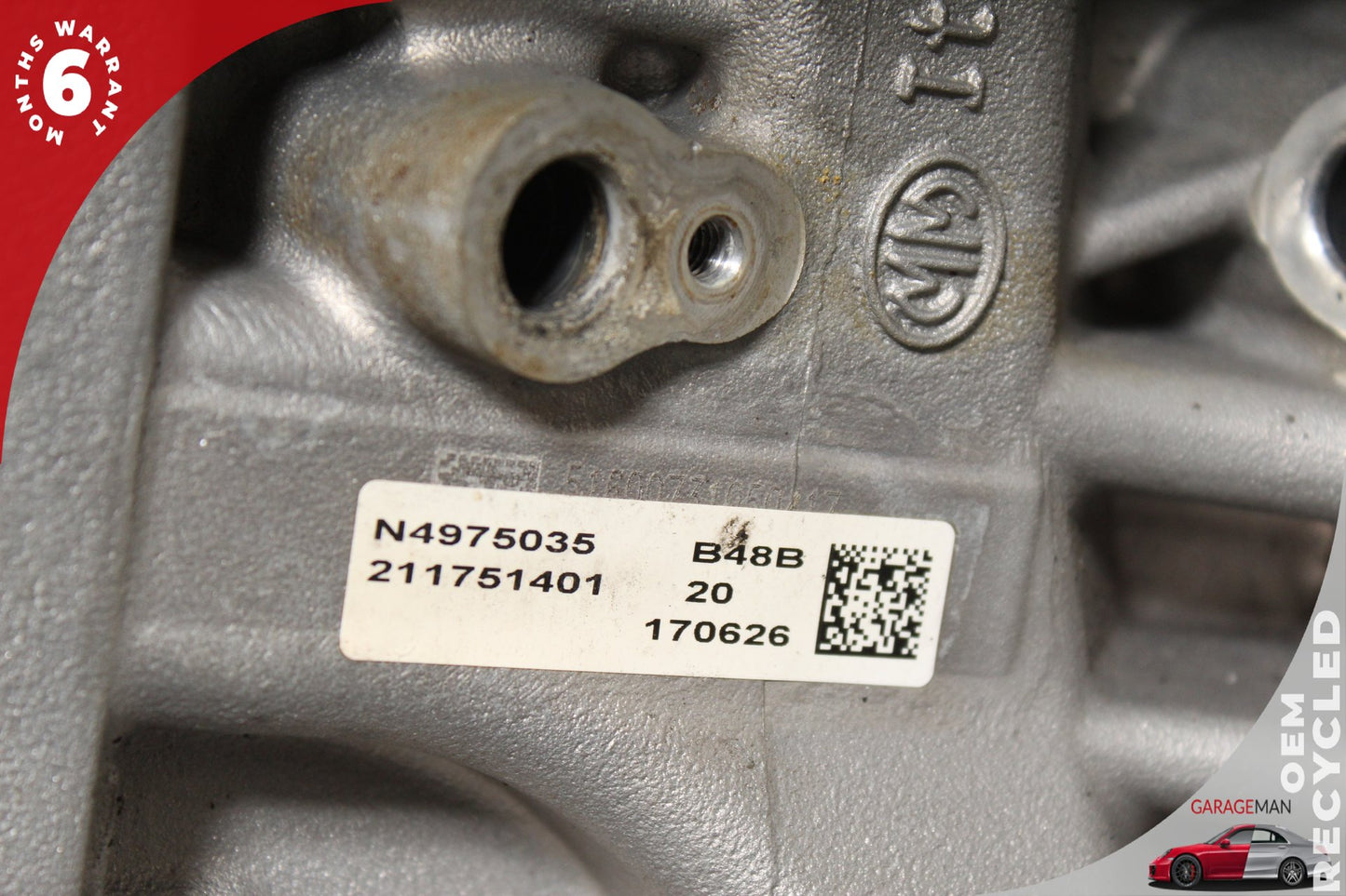 2017-2021 BMW 430i F36 AWD 2.0L Engine Cylinder Block B46B20/B48B20 142668
