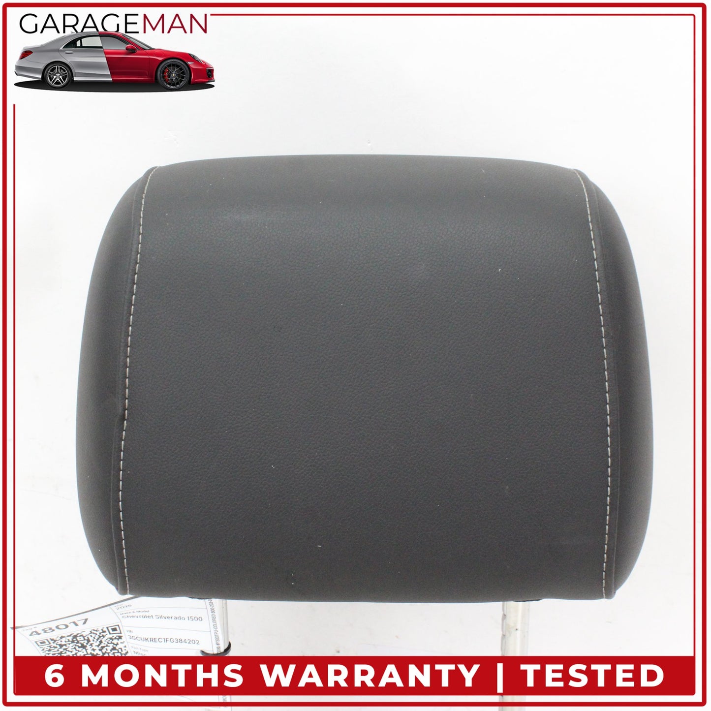 2014-2019 Chevrolet Silverado 1500 Front Left or Right Side Head Rest Black OEM