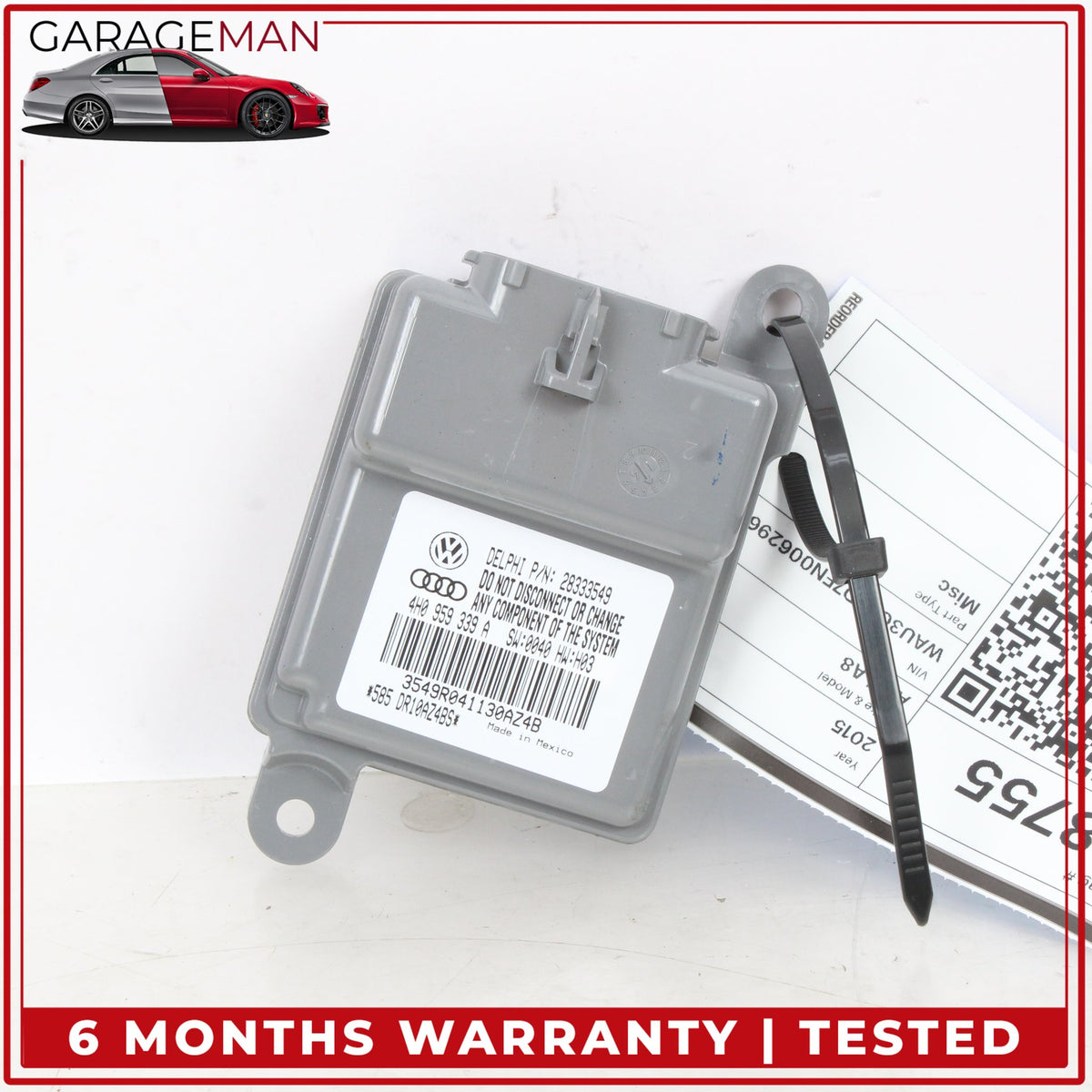 2011-2018 Audi A8 Front Right Seat Occupant Detection Module 4H0959339A OEM