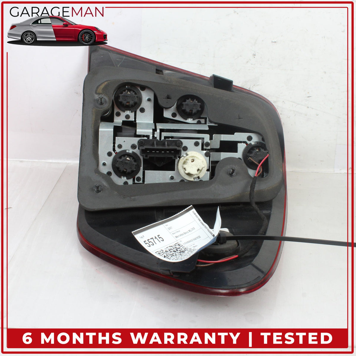 2006-2008 Mercedes W164 ML350 Rear Left Side Tail Light Lamp 1648201964 OEM