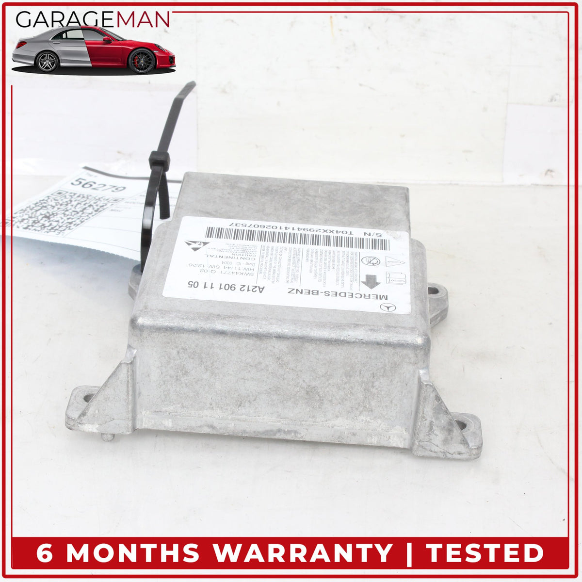 2014-2016 Mercedes W212 E400 E350 Sedan Airbag Sensor Module 2129011105 OEM