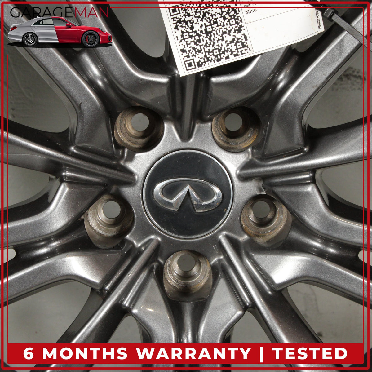 2014-2024 Infiniti Q50 V37 Front or Rear Wheel Rim w/ Tire 9Jx19 D0C004HK9C OEM