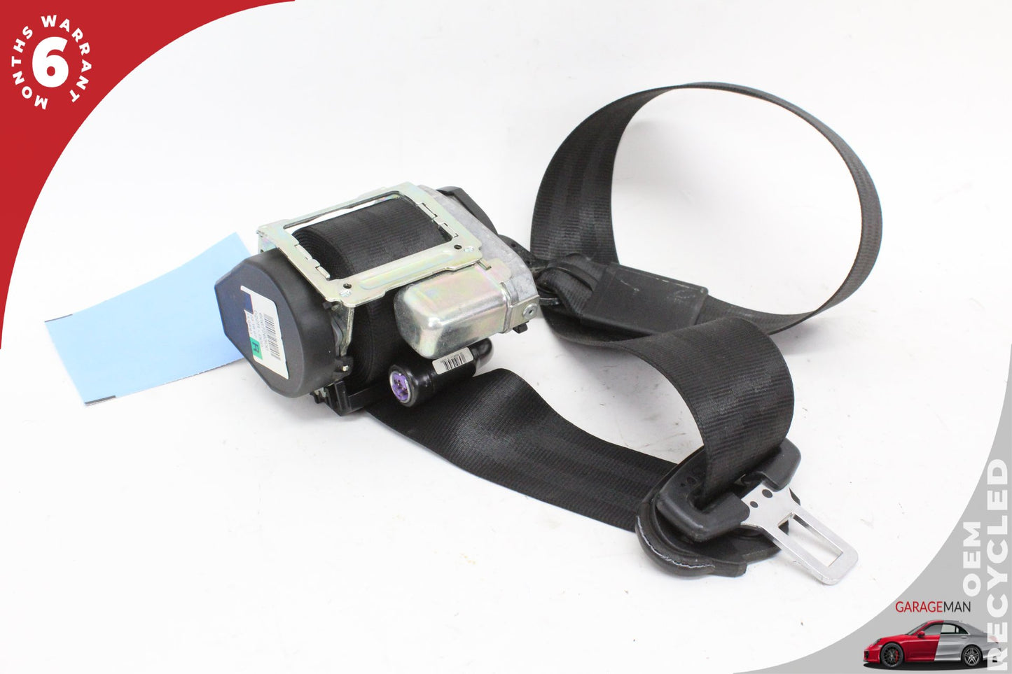 2007-2015 Audi Q7 Rear Right Side 2nd Row Seat Belt Black 4L0857806H OEM