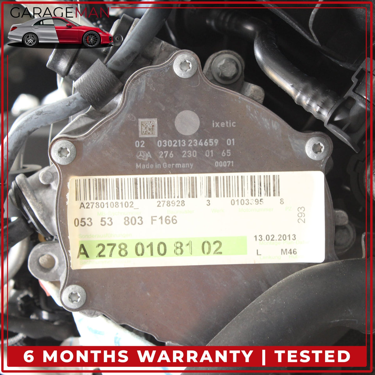 2011-2019 Mercedes X166 GL450 AWD 4.7 V8 Engine Motor Assembly 278928 OEM 156K