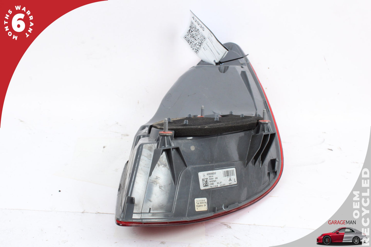 2015-2018 Mercedes W205 C350e C400 Rear Left Tail Light Lamp 2059062002 OEM