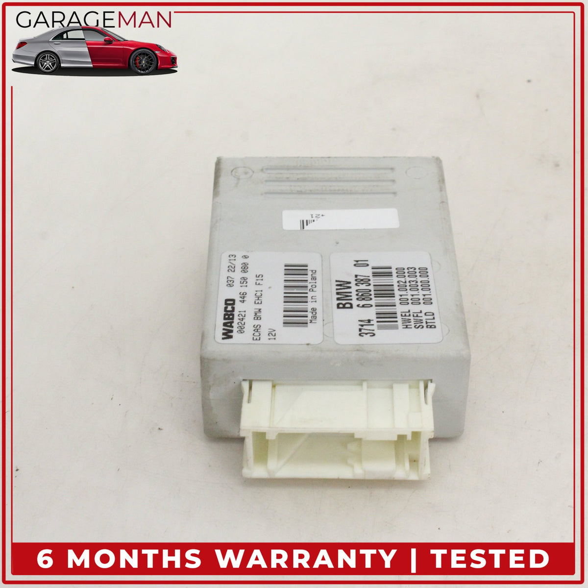 2014-2019 BMW X5 X6 F15 Air Suspension Control Module Unit 6860387 OEM