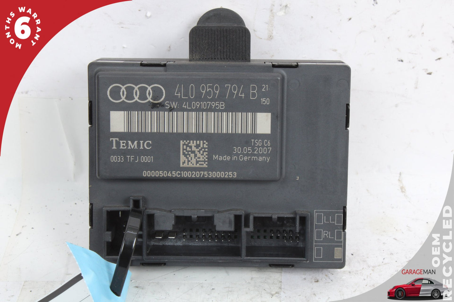 2007-2009 Audi Q7 Rear Right Side Door Control Module Unit 4L0959794B OEM
