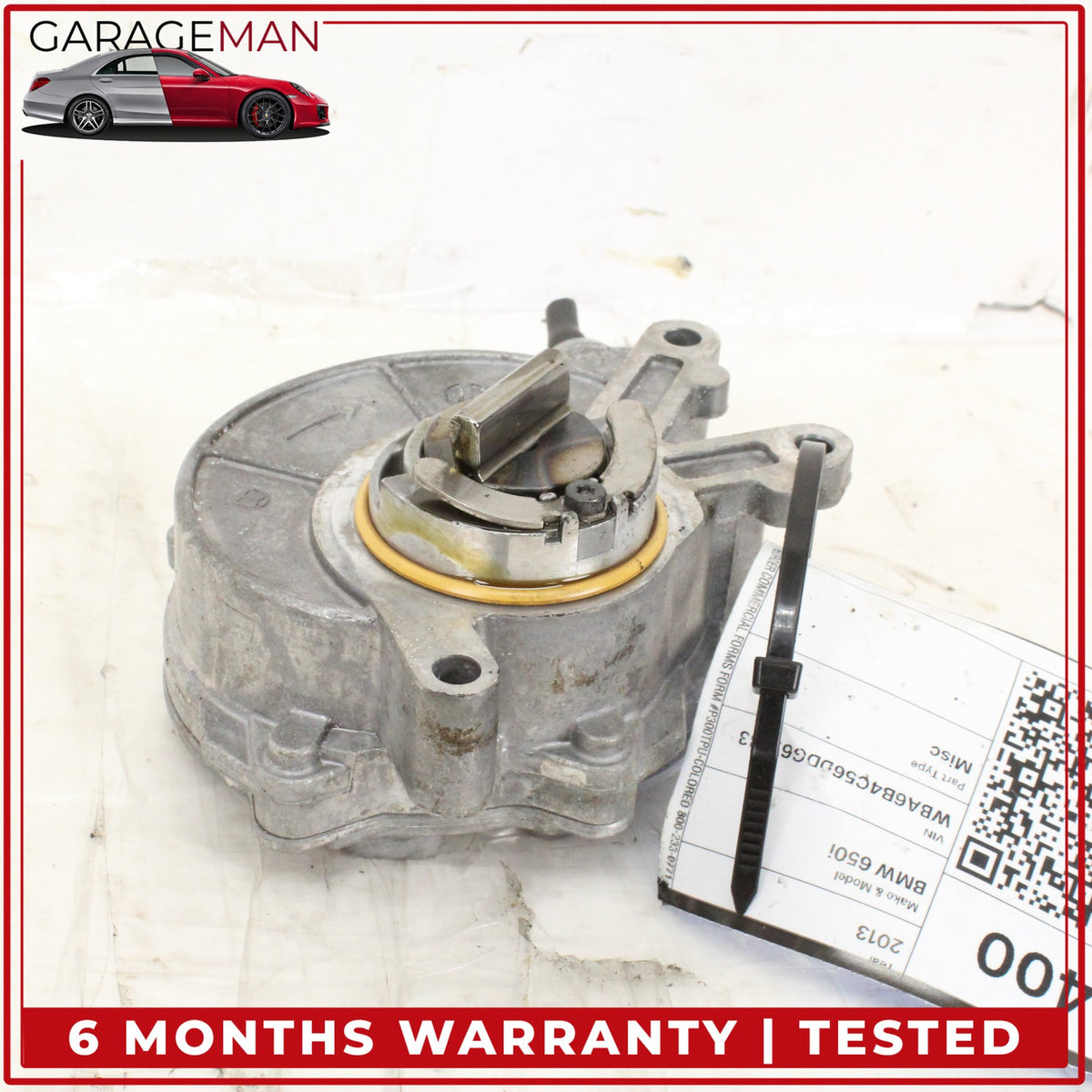 2013-2019 BMW 650i F06 Sedan Engine Motor Vacuum Pump 7566291 OEM