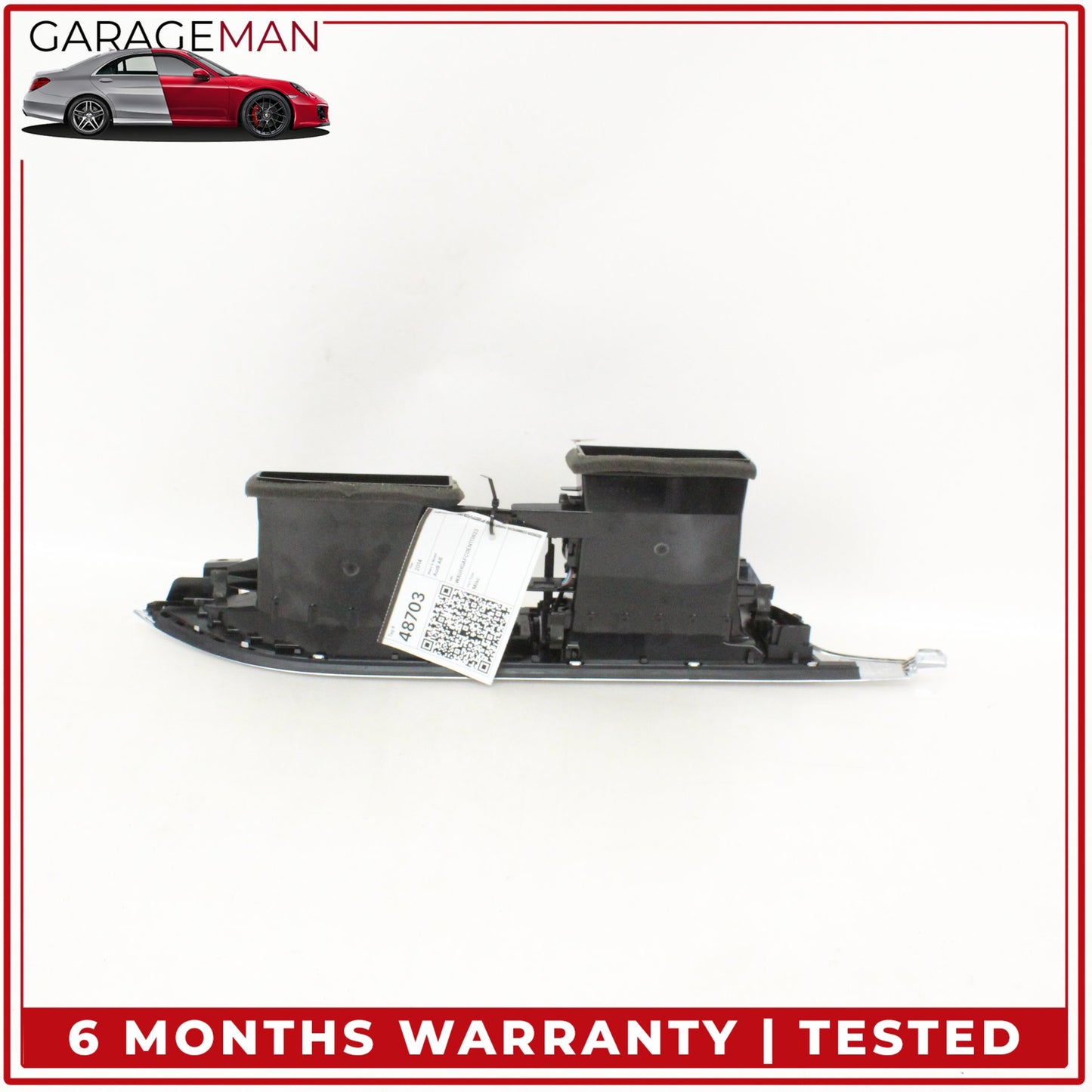 2012-2018 Audi A6 A7 Front Center Dashboard AC A/C Air Vent w/ Hazard Light OEM