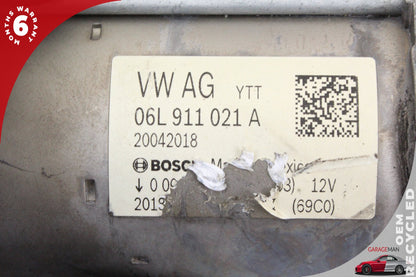 2018-2020 Audi Q5 2.0L Engine 12V Starter Motor Bosch VW AG 06L911021A OEM