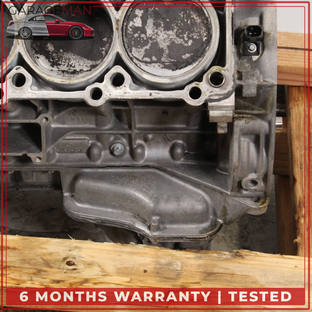 1999-2006 Mercedes R230 SL500 CLK500 E500 Engine Cylinder Block 1130101605 OEM