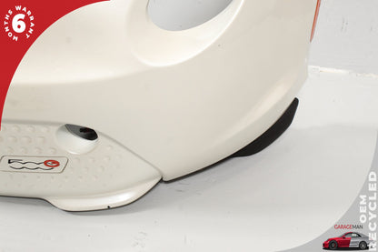 2012-2017 Fiat 500e Front Bumper Cover Assembly 68148768AB White OEM