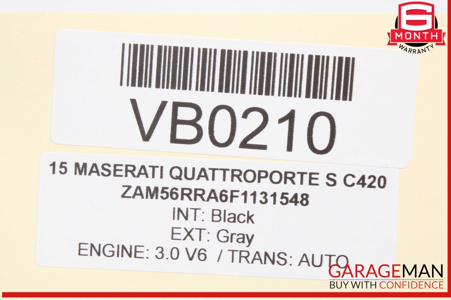 14-20 Maserati Quattroporte Front Left Side Seat Control Module 05026619AJ OEM