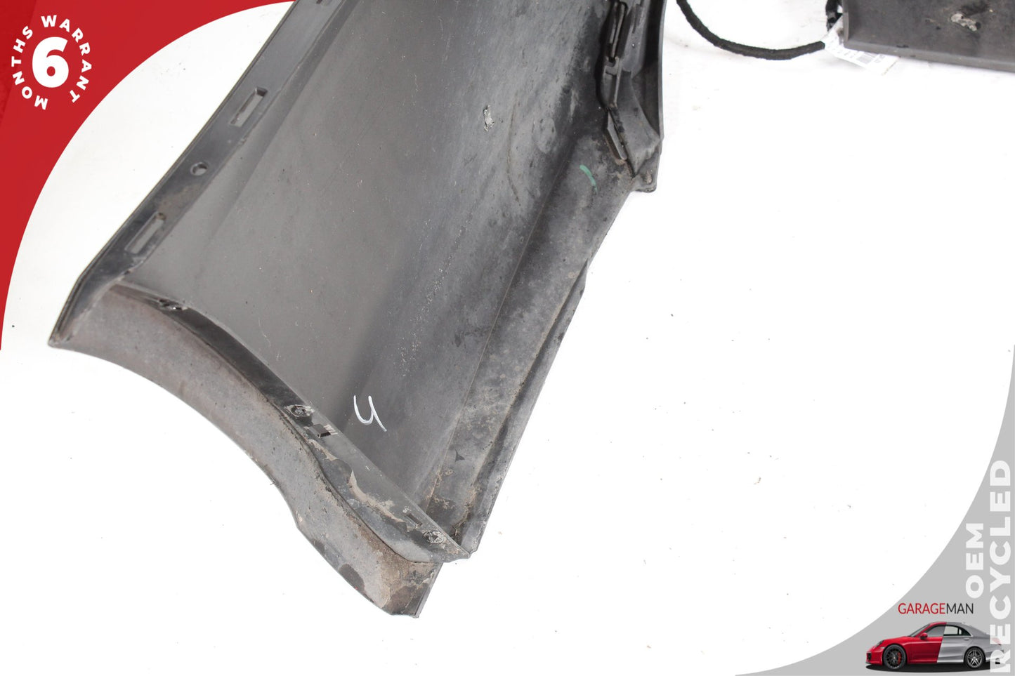 2012-2015 Audi A6 C7 Sedan Rear Bumper Cover Panel Black 4G0807521F OEM