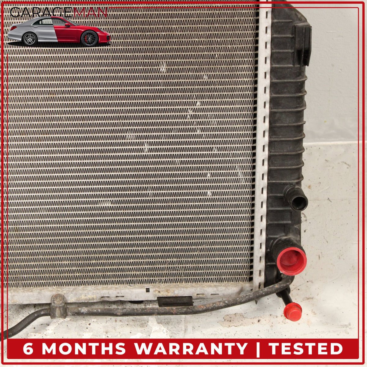 2001-2004 Mercedes R170 SLK320 Engine Cooling Radiator AC A/C Condenser OEM