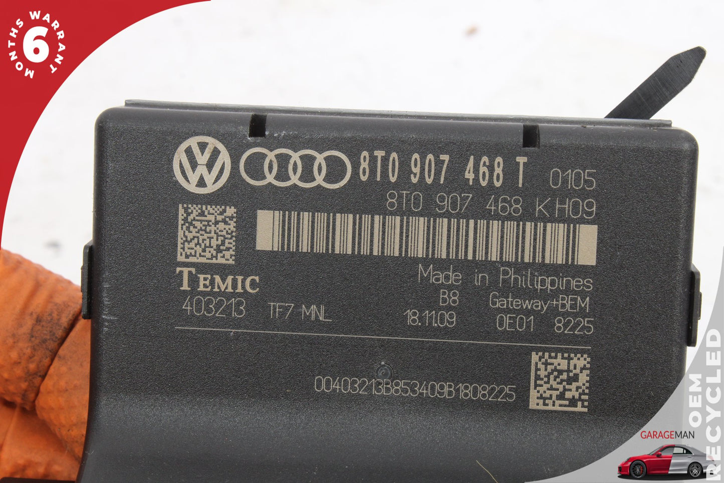 2009-2012 Audi A4 Gateway Interface Control Module 8T0907468T