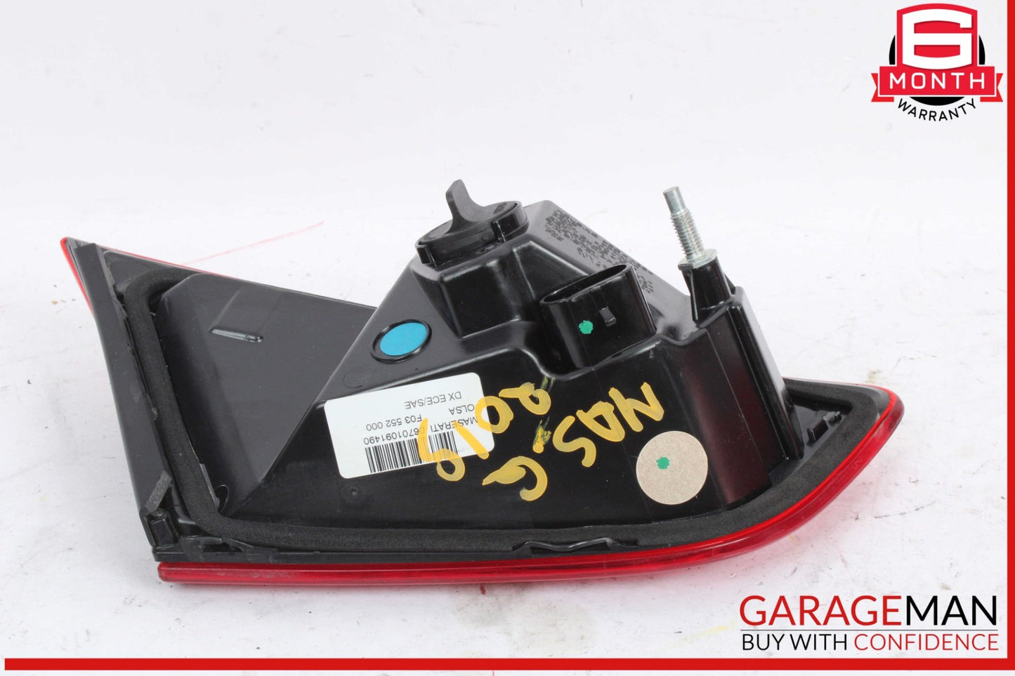2017-2020 Maserati Ghibli Rear Right Inner Tail Light 670109149