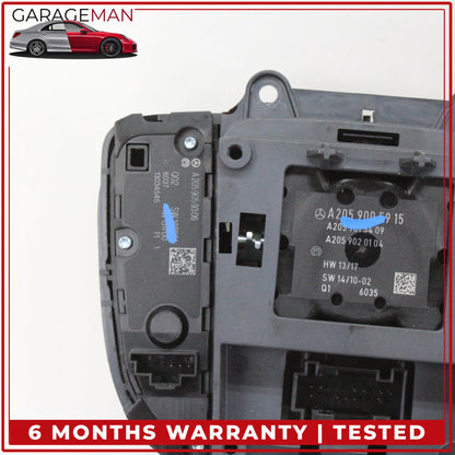 2015-2018 Mercedes W205 C300 Center Console Multi Function Control Switch OEM