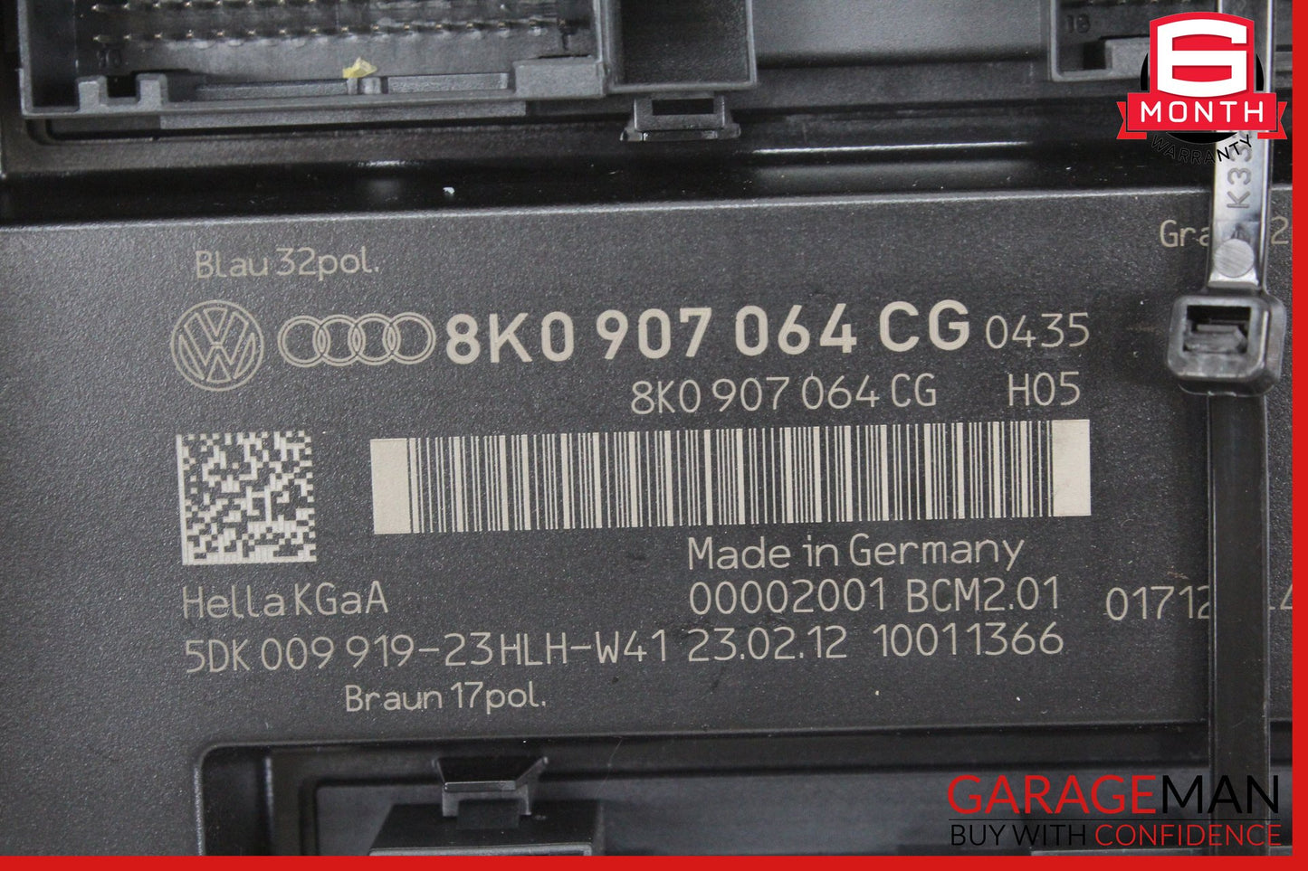 2009-2012 Audi A5 BCM Body Comfort Control Module Unit 8K0907064CG OEM