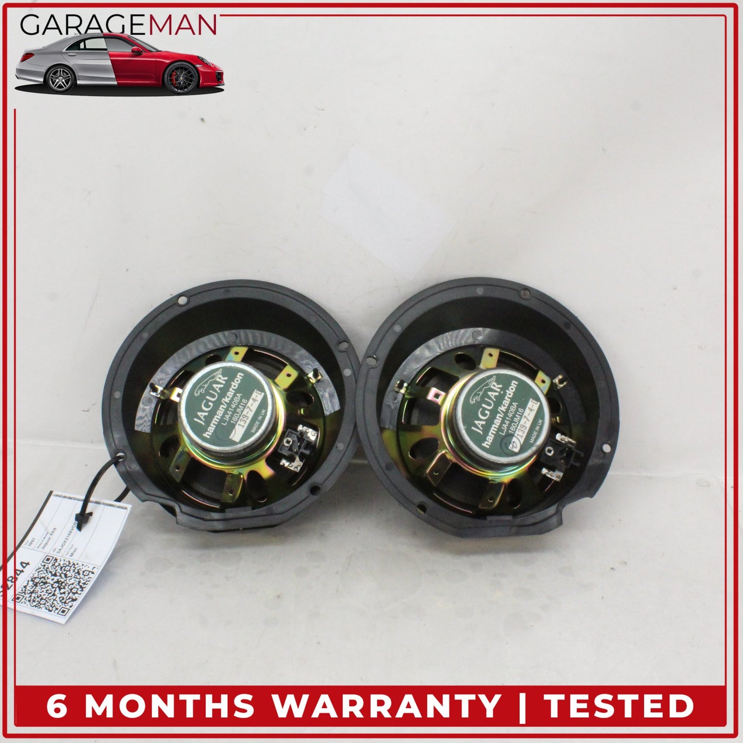 1997-2006 Jaguar XK8 Front Left and Right Side Door Audio Speaker LJA4140BA OEM